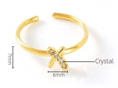 HY Wholesale Open Rings Jewelry 316L Stainless Steel Popular Rings-HY0148R0121