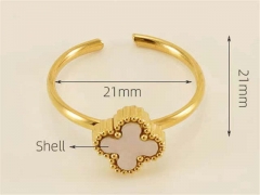 HY Wholesale Open Rings Jewelry 316L Stainless Steel Popular Rings-HY0148R0105