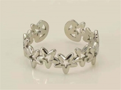 HY Wholesale Open Rings Jewelry 316L Stainless Steel Popular Rings-HY0148R0068