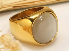 HY Wholesale Rings Jewelry 316L Stainless Steel Jewelry Rings-HY0149R0045