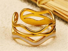 HY Wholesale Rings Jewelry 316L Stainless Steel Jewelry Rings-HY0149R0405