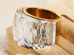 HY Wholesale Rings Jewelry 316L Stainless Steel Jewelry Rings-HY0149R0124