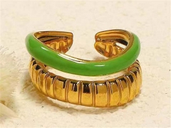 HY Wholesale Rings Jewelry 316L Stainless Steel Jewelry Rings-HY0149R0024