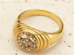 HY Wholesale Rings Jewelry 316L Stainless Steel Jewelry Rings-HY0149R0210