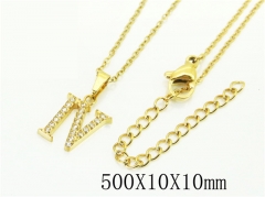 HY Wholesale Necklaces Stainless Steel 316L Jewelry Necklaces-HY12N0703DOL