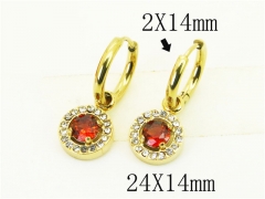 HY Wholesale Earrings 316L Stainless Steel Earrings Jewelry-HY25E0749HBL