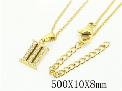 HY Wholesale Necklaces Stainless Steel 316L Jewelry Necklaces-HY12N0699OL