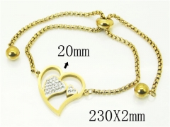 HY Wholesale Bracelets 316L Stainless Steel Jewelry Bracelets-HY43B0155EML