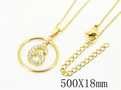 HY Wholesale Necklaces Stainless Steel 316L Jewelry Necklaces-HY12N0721FOL