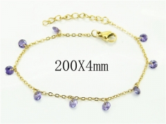 HY Wholesale Bracelets 316L Stainless Steel Jewelry Bracelets-HY25B0294NB