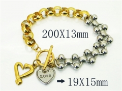 HY Wholesale Bracelets 316L Stainless Steel Jewelry Bracelets-HY21B0603HNA