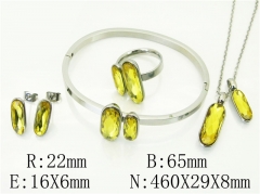 HY Wholesale Jewelry Set 316L Stainless Steel jewelry Set-HY50S0464HLD