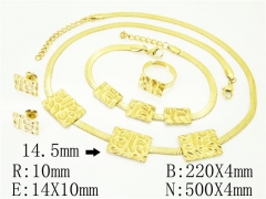 HY Wholesale Jewelry Set 316L Stainless Steel jewelry Set-HY50S0461HLW