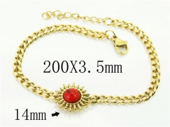 HY Wholesale Bracelets 316L Stainless Steel Jewelry Bracelets-HY25B0339HBL
