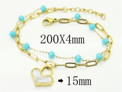 HY Wholesale Bracelets 316L Stainless Steel Jewelry Bracelets-HY43B0170NB