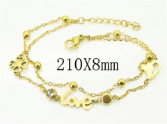 HY Wholesale Bracelets 316L Stainless Steel Jewelry Bracelets-HY43B0169NC