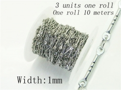 HY Wholesale 316 Stainless Steel Jewelry Cheap Long Chain-HY70AE2402KLW