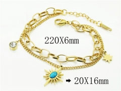 HY Wholesale Bracelets 316L Stainless Steel Jewelry Bracelets-HY25B0366HKQ