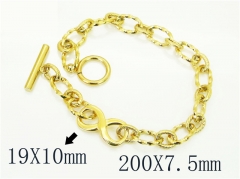 HY Wholesale Bracelets 316L Stainless Steel Jewelry Bracelets-HY91B0498HHL