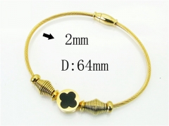 HY Wholesale Bangles Jewelry Stainless Steel 316L Popular Bangle-HY24B0238H65