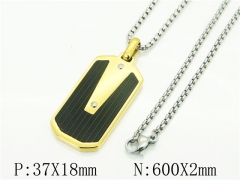 HY Wholesale Necklaces Stainless Steel 316L Jewelry Necklaces-HY41N0302HLD