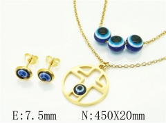 HY Wholesale Jewelry Set 316L Stainless Steel jewelry Set-HY12S1317DNL