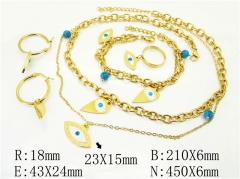 HY Wholesale Jewelry Set 316L Stainless Steel jewelry Set-HY50S0451JEE