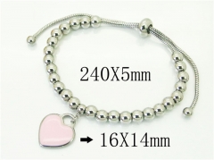 HY Wholesale Bracelets 316L Stainless Steel Jewelry Bracelets-HY24B0251HIE