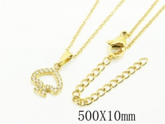 HY Wholesale Necklaces Stainless Steel 316L Jewelry Necklaces-HY12N0670OC