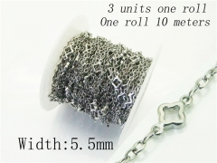 HY Wholesale 316 Stainless Steel Jewelry Cheap Long Chain-HY70AE2444LFD