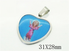 HY Wholesale Pendant Jewelry 316L Stainless Steel Jewelry Pendant-HY12P1777EIL