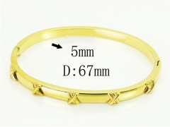 HY Wholesale Bangles Jewelry Stainless Steel 316L Popular Bangle-HY80B1798HIL