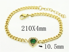 HY Wholesale Bracelets 316L Stainless Steel Jewelry Bracelets-HY25B0353HEL