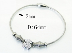 HY Wholesale Bangles Jewelry Stainless Steel 316L Popular Bangle-HY24B0232HK5