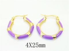 HY Wholesale Earrings 316L Stainless Steel Earrings Jewelry-HY60E1787KG