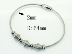 HY Wholesale Bangles Jewelry Stainless Steel 316L Popular Bangle-HY24B0228HKL