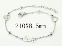 HY Wholesale Bracelets 316L Stainless Steel Jewelry Bracelets-HY43B0160KL