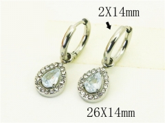 HY Wholesale Earrings 316L Stainless Steel Earrings Jewelry-HY25E0772SPL