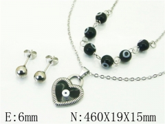 HY Wholesale Jewelry Set 316L Stainless Steel jewelry Set-HY91S1816HWW