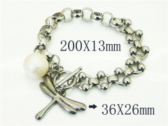 HY Wholesale Bracelets 316L Stainless Steel Jewelry Bracelets-HY21B0607HLU