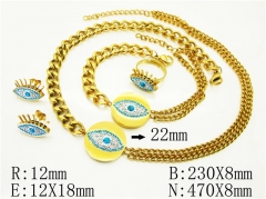 HY Wholesale Jewelry Set 316L Stainless Steel jewelry Set-HY50S0448JVV