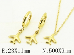 HY Wholesale Jewelry Set 316L Stainless Steel jewelry Set-HY25S0770OA