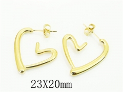 HY Wholesale Earrings 316L Stainless Steel Earrings Jewelry-HY80E0879OR