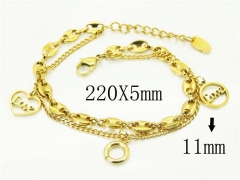 HY Wholesale Bracelets 316L Stainless Steel Jewelry Bracelets-HY43B0174OQ