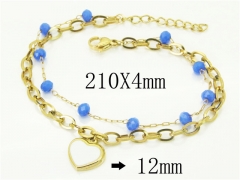 HY Wholesale Bracelets 316L Stainless Steel Jewelry Bracelets-HY43B0173NE