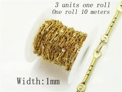 HY Wholesale 316 Stainless Steel Jewelry Cheap Long Chain-HY70AE2403NBB