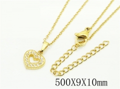 HY Wholesale Necklaces Stainless Steel 316L Jewelry Necklaces-HY12N0688OX