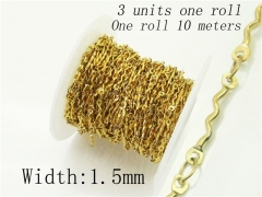 HY Wholesale 316 Stainless Steel Jewelry Cheap Long Chain-HY70AE2397NXX