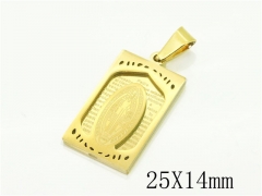 HY Wholesale Pendant Jewelry 316L Stainless Steel Jewelry Pendant-HY12P1767KW