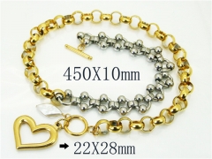 HY Wholesale Necklaces Stainless Steel 316L Jewelry Necklaces-HY21N0193HPY